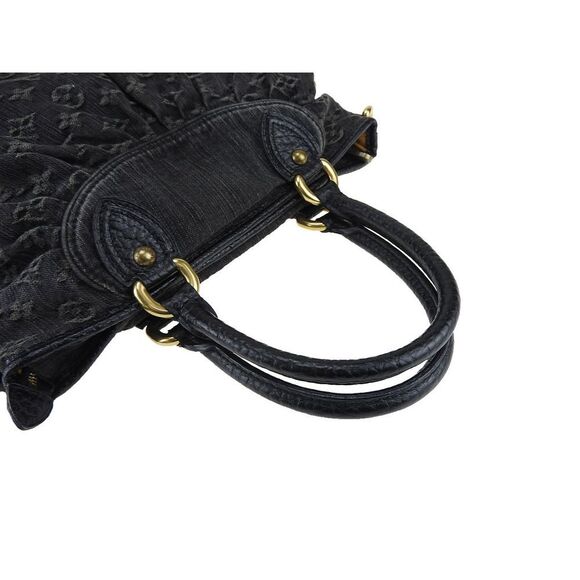Louis Vuitton NeoCabby MM Noir Monogram Denim - Picture 6 of 12